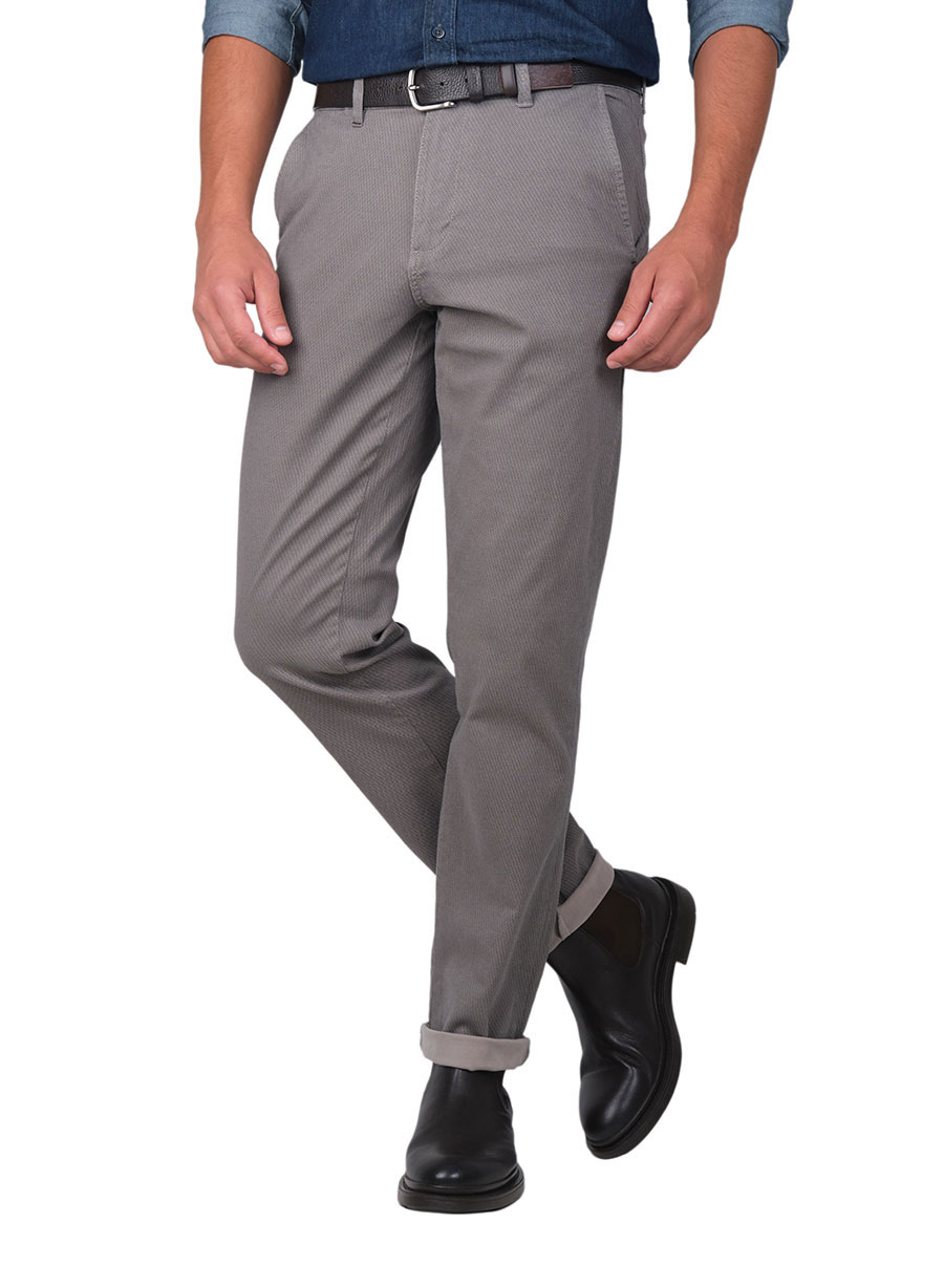 Ανδρικό Παντελόνι chinos Manetti casual grey black