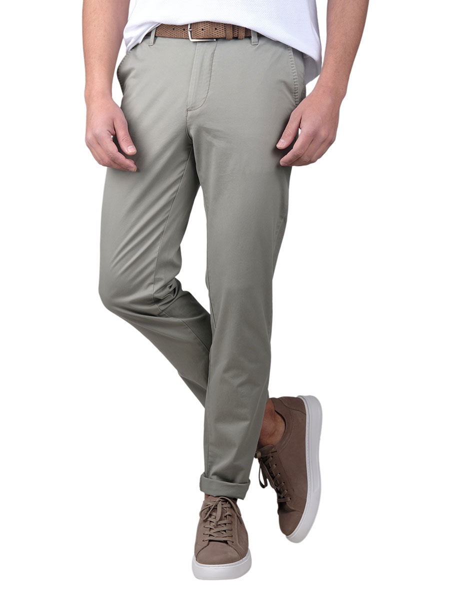 Ανδρικό Παντελόνι chinos Manetti casual fango grey
