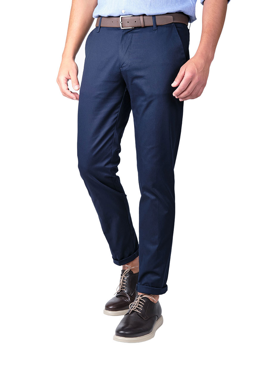 MEN'S MANETTI TROUSER CHINOS CASUAL  BLUE