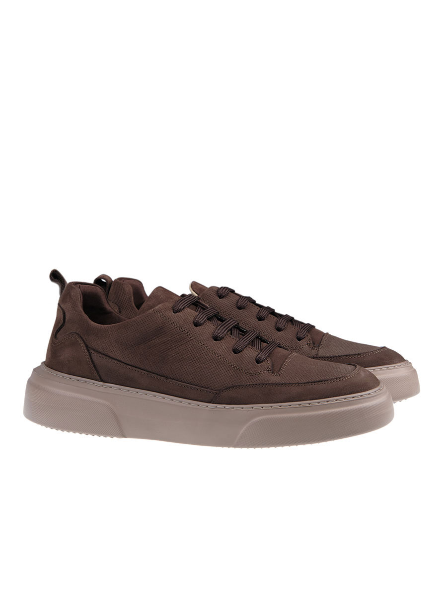 MEN'S NUBUCK SNEAKERS MANETTI CASUAL  BROWN