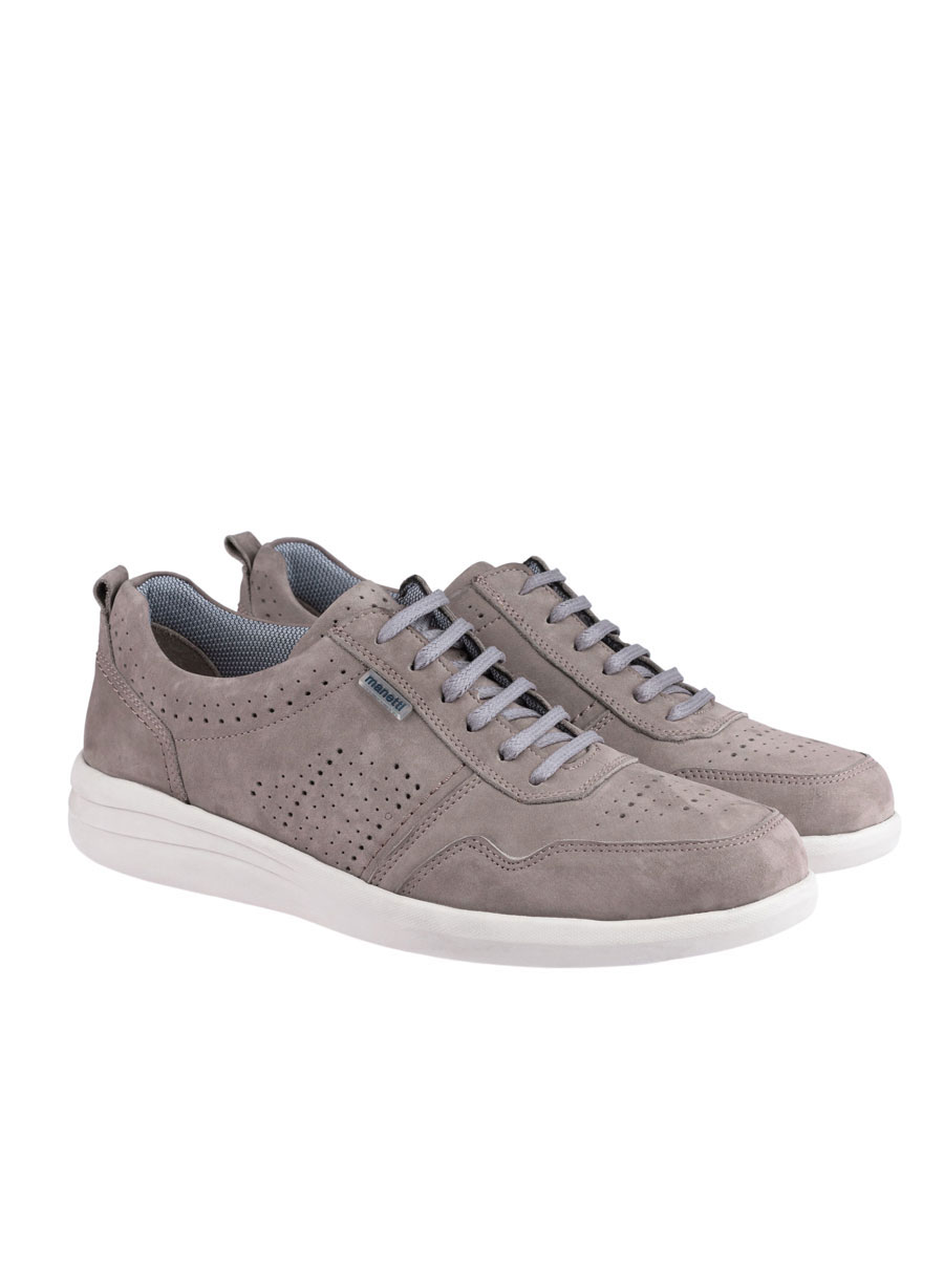 region Lull helt bestemt MEN'S ΔΕΡΜΑΤΙΝΟ SNEAKER MANETTI CASUAL GREY ICE | Manetti