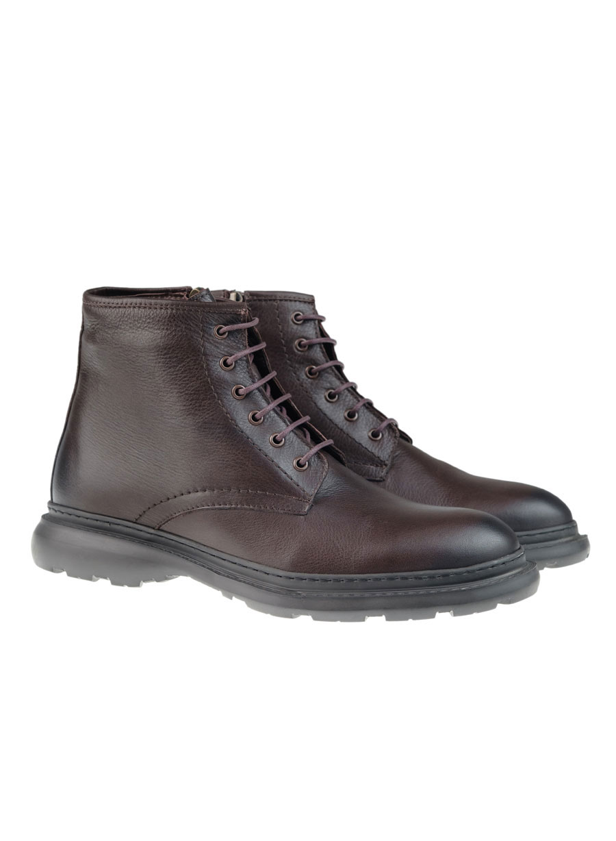 Ανδρικό Μπότα Δετή Manetti casual brown