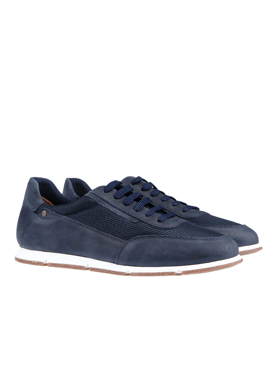 Ανδρικό Sneaker Nubuck Manetti casual navy