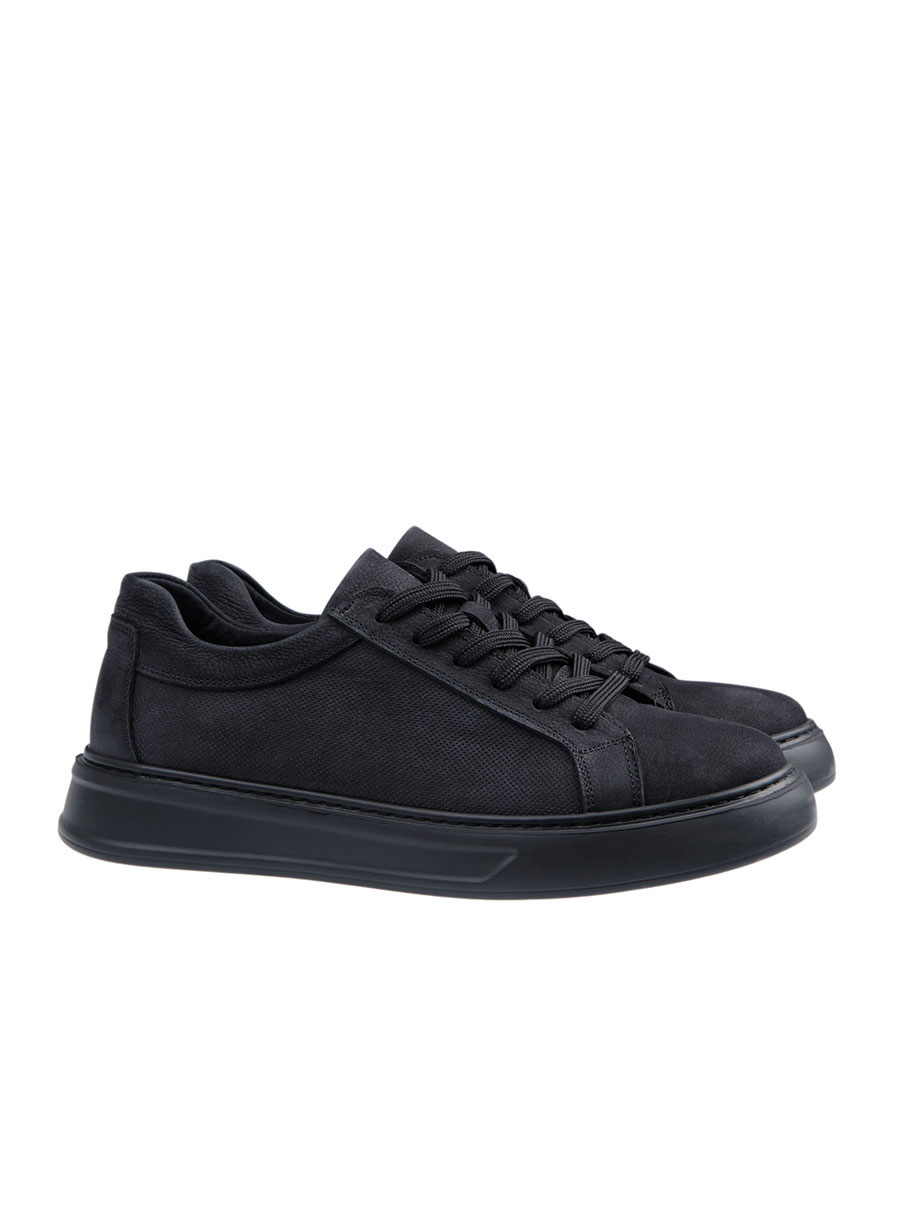 Ανδρικό Sneakers nubuck Manetti casual black