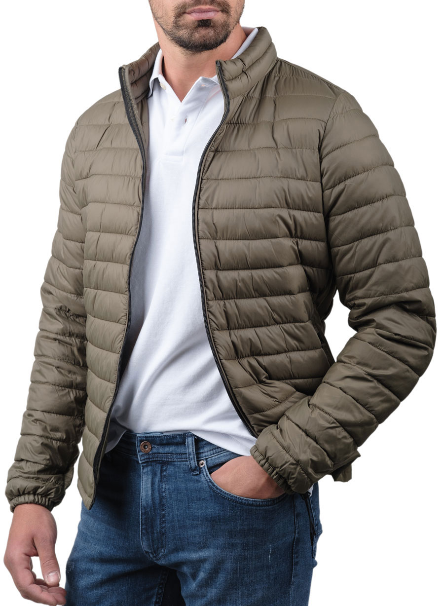 MANETTI Ανδρικό Μπουφάν puffer Manetti casual khaki green