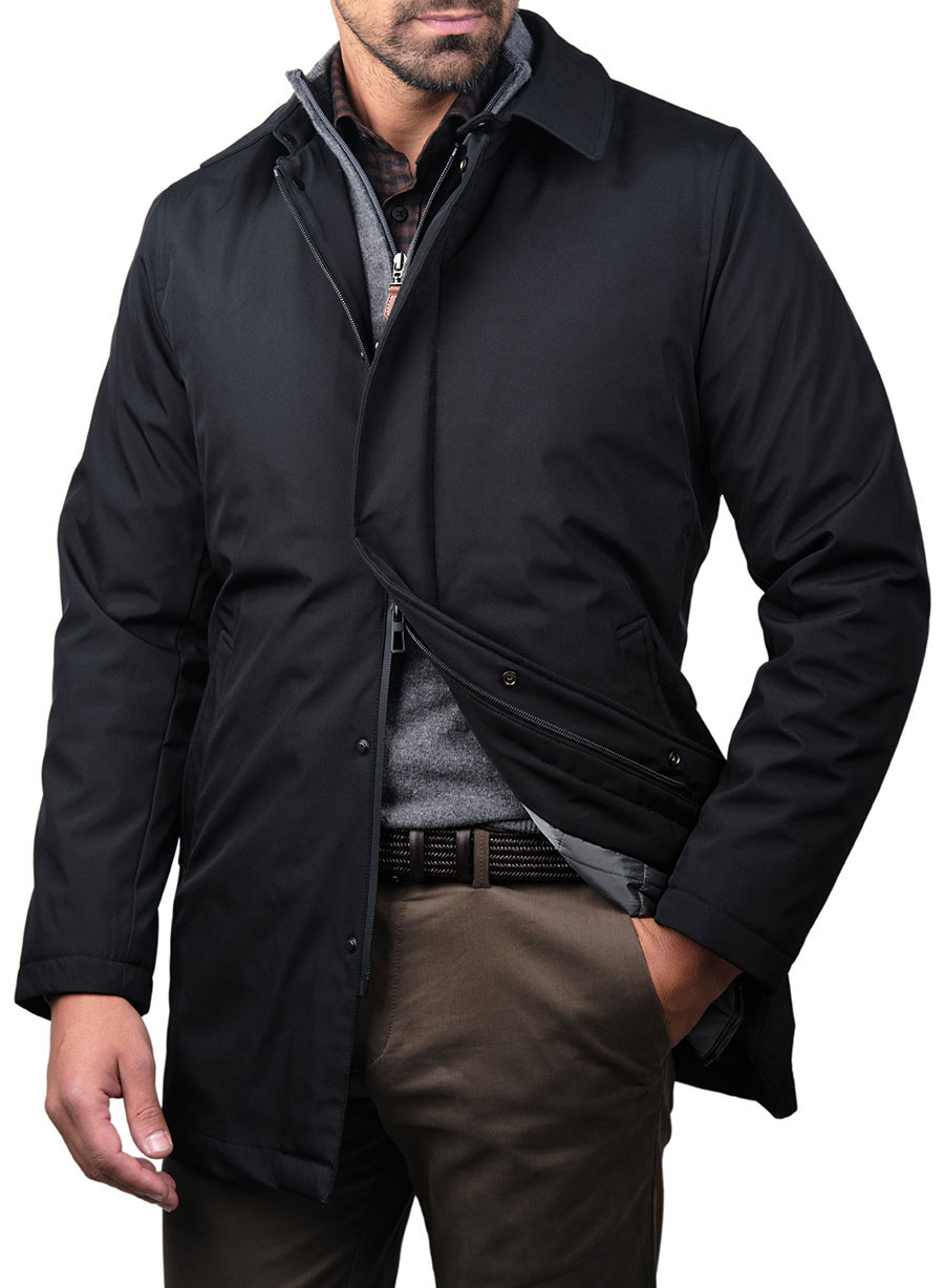 Ανδρικό Καπαρντίνα Manetti casual black