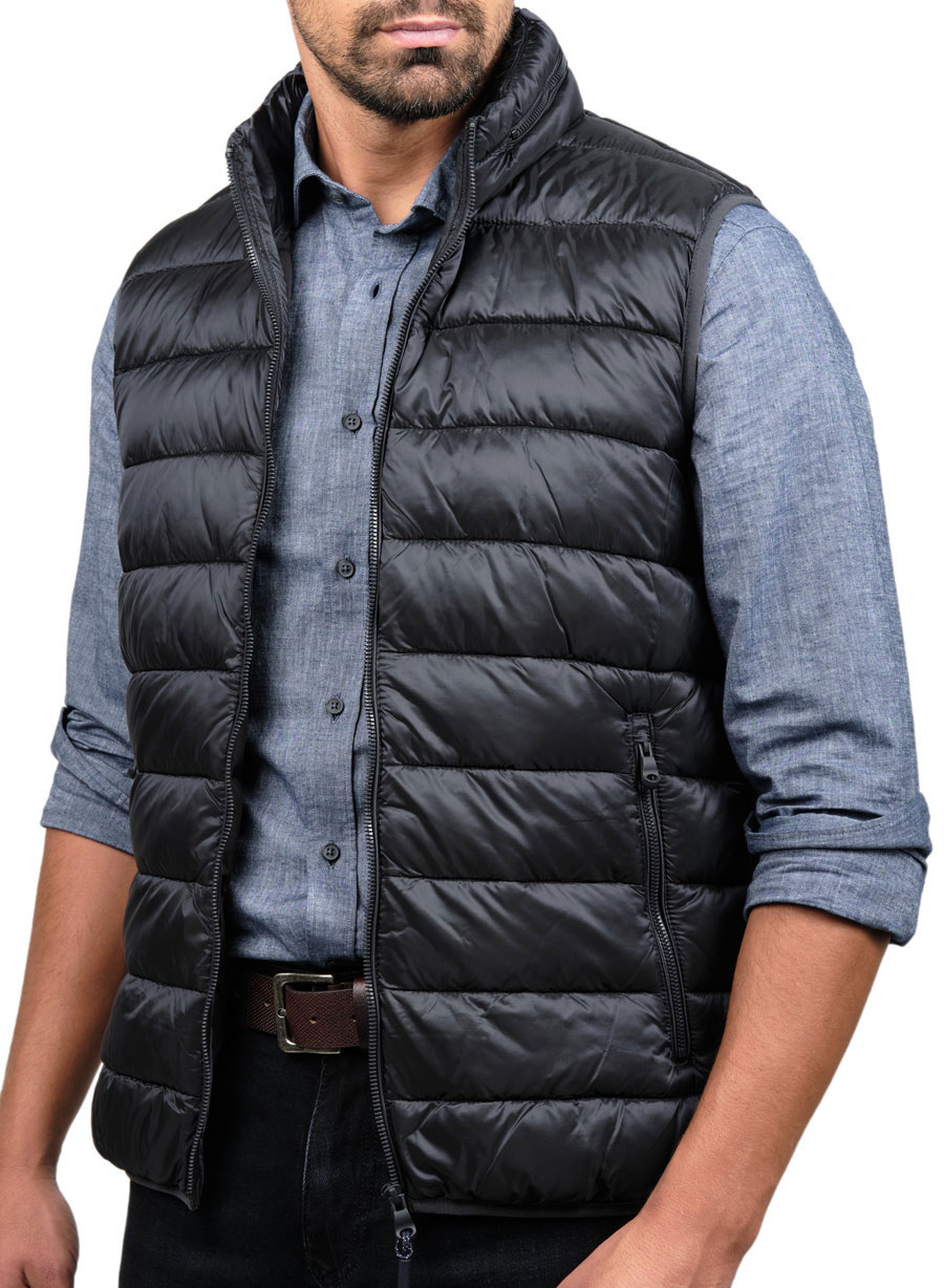 MEN'S MANETTI VEST JACKET CASUAL  DARK GREY