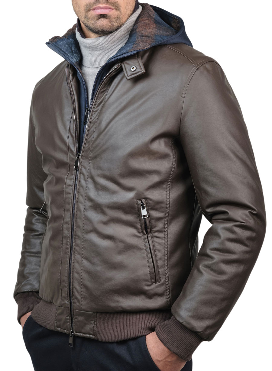 MEN'S MANETTI JACKET CASUAL  BROWN