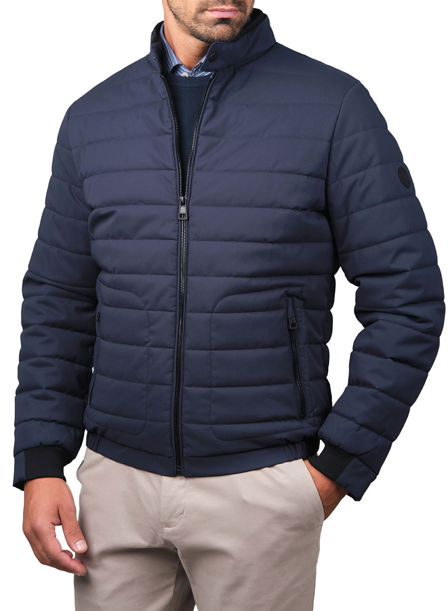 MEN'S LIGHT JACKET MANETTI CASUAL  BLUE