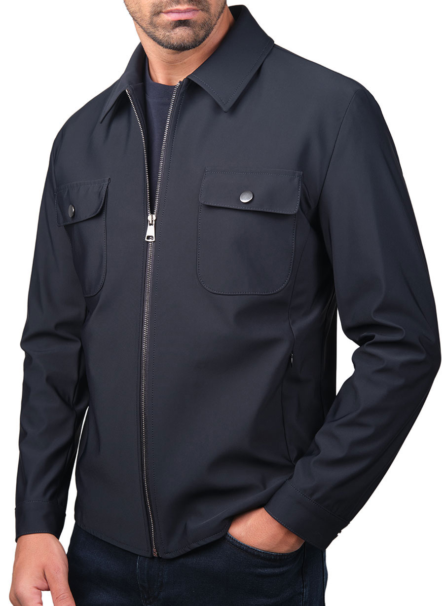 MEN'S SHACKET MANETTI CASUAL  NAVY BLUE