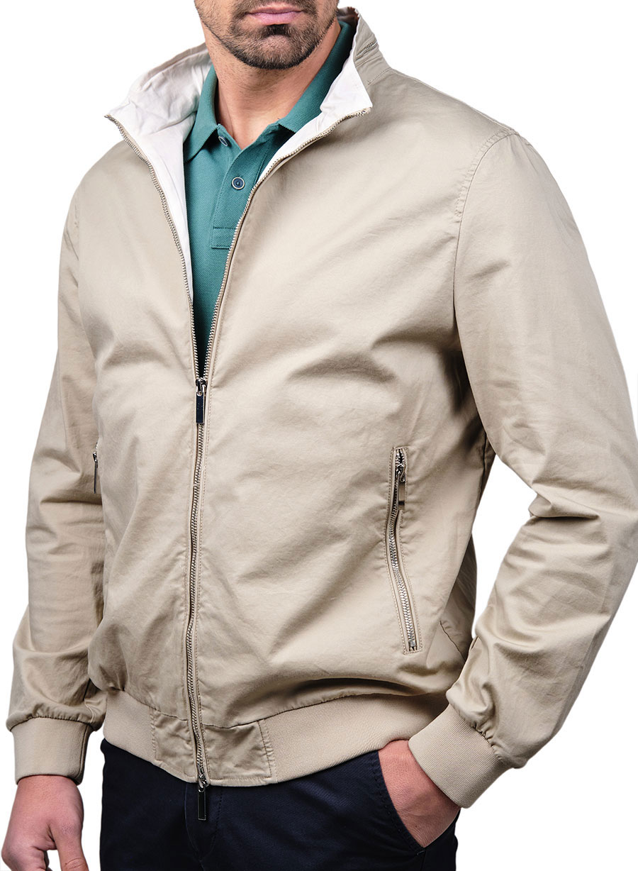 MEN'S MANETTI JACKET CASUAL  BEIGE