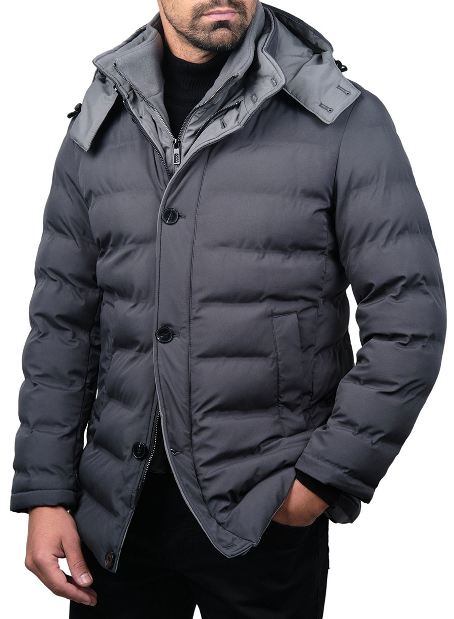 MEN'S MANETTI JACKET CASUAL  GREY