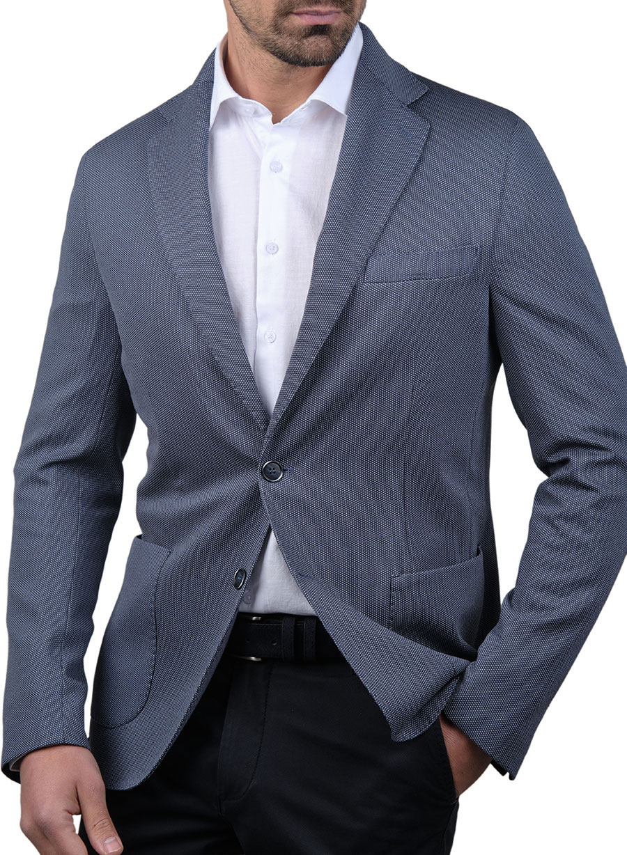 MEN'S MANETTI JACKET FORMAL  INDIGO