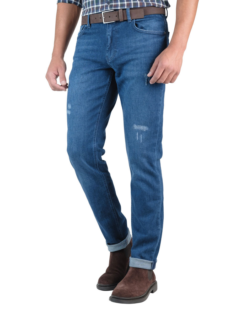 MANETTI Ανδρικό Jean Manetti casual blue