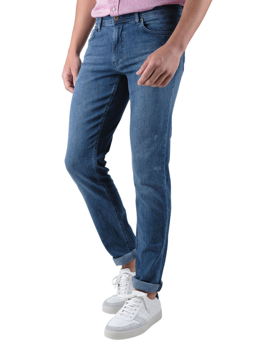 Ανδρικό Jean παντελόνι Manetti casual blue JEANS