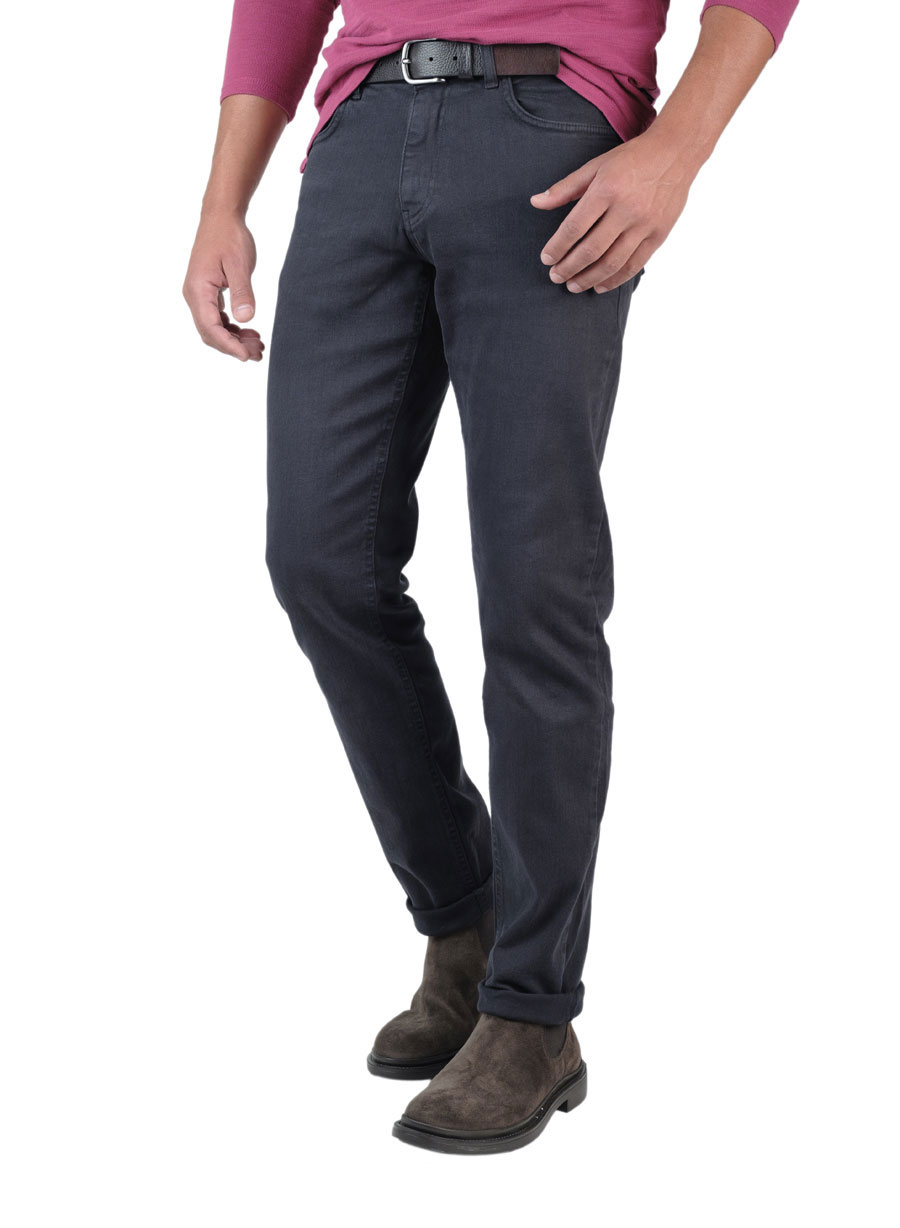 Ανδρικό Jean παντελόνι Manetti casual anthracite