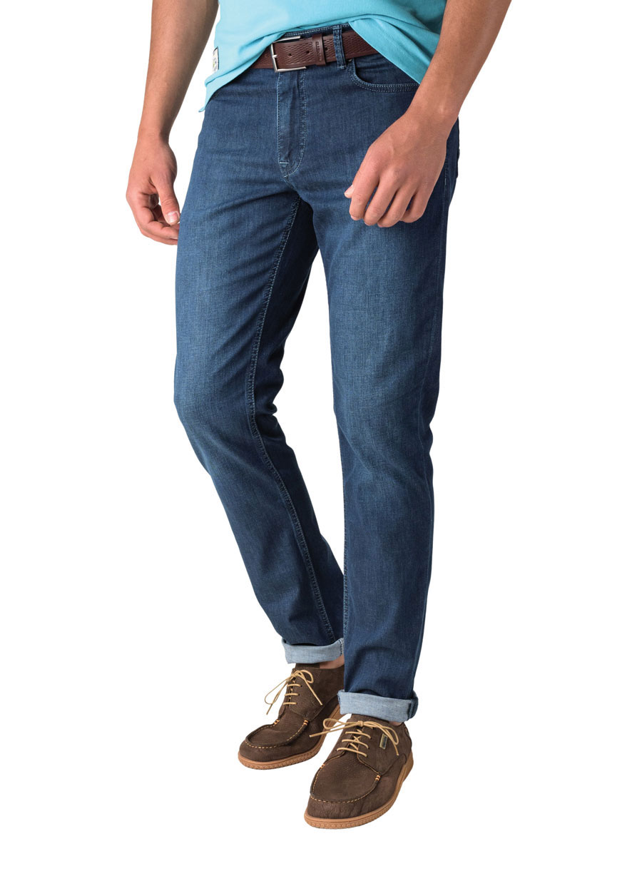 MANETTI Ανδρικό Jean παντελόνι Manetti casual denim blue